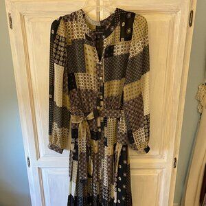 Banana Republic midi shirtdress